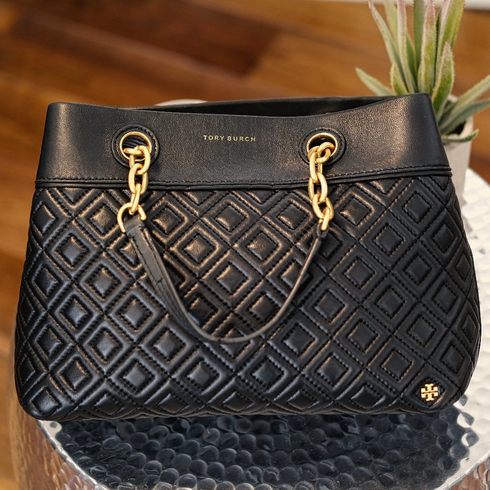 Tory Burch Fleming Leather Handbag